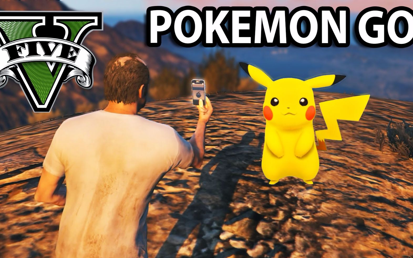 【gta5小剧场】崔佛玩口袋妖怪【1080p】