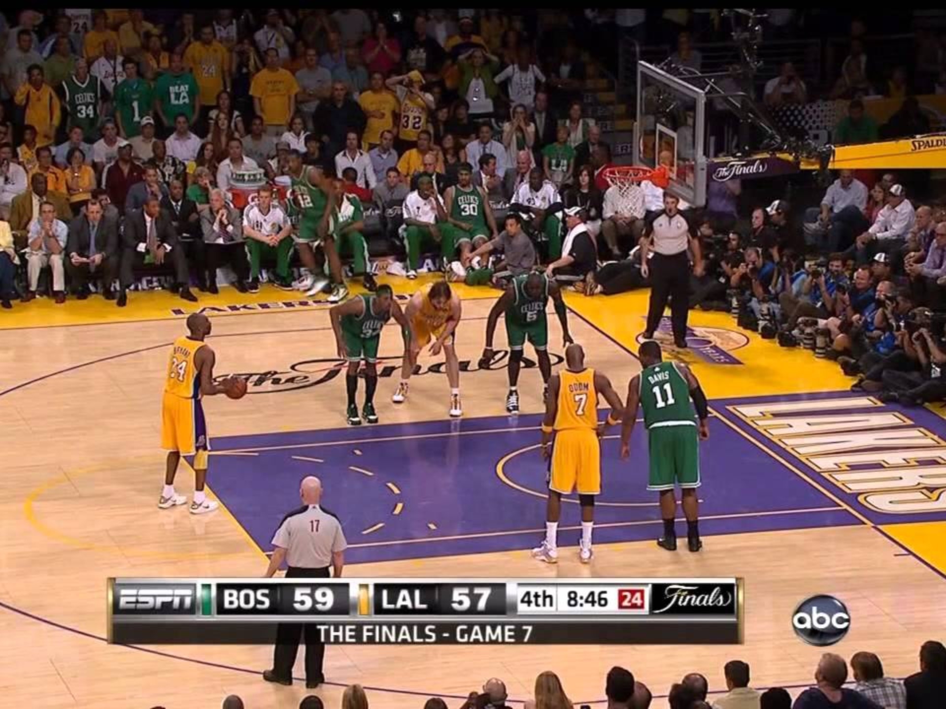 巅峰肉搏战！10年NBA湖凯总决赛G7全场精彩集锦！