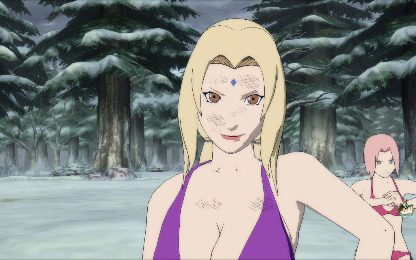 Цунаде в купальнике - 89 фото