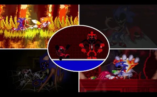 [微恐警告]Sonic.EXE:最后的回合(旧)【全死法&彩蛋】丨Sonic.EXE-One Last Round 【All Deaths & Secrets】