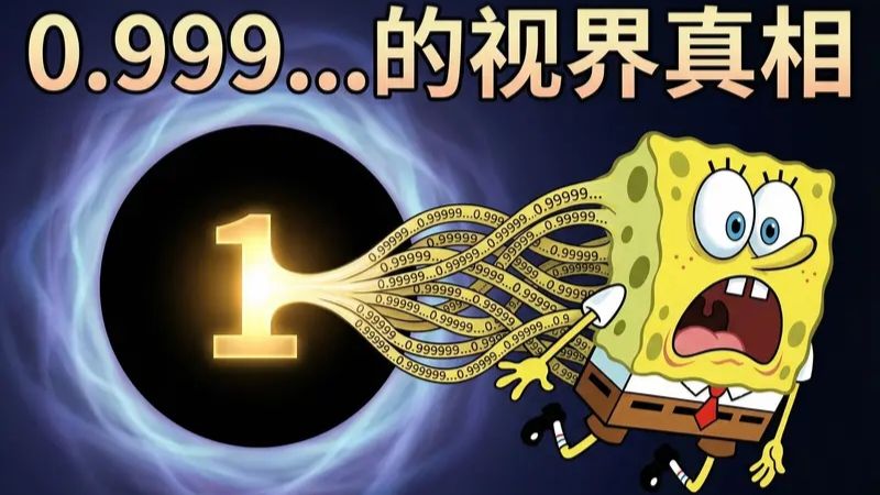 0.999...一直在跑向1？那他跑到了吗？