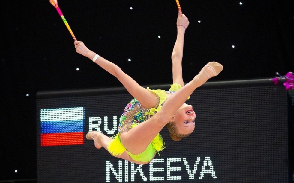 【俄罗斯小公主】Sofia Nikeeva 2019年民族风棒操