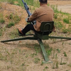 国防基地，旋转高射机枪模拟打飞机