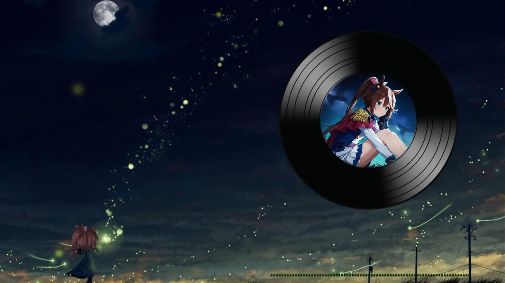 【纯净哈基米】夜、萤火虫和基