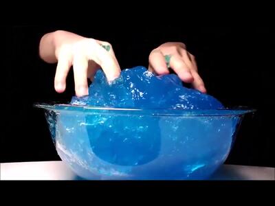 无人声ASMR·一大盆史莱姆水晶泥_ASMR_生活_哔哩哔哩