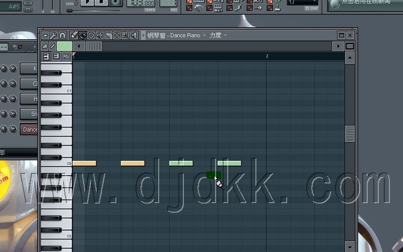 fl studio 9 基础视频教程之:025,钢琴窗-midi音符颜色管理.wmv