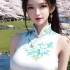 [AI美神欣赏]春日里的旗袍少女【图包后附】