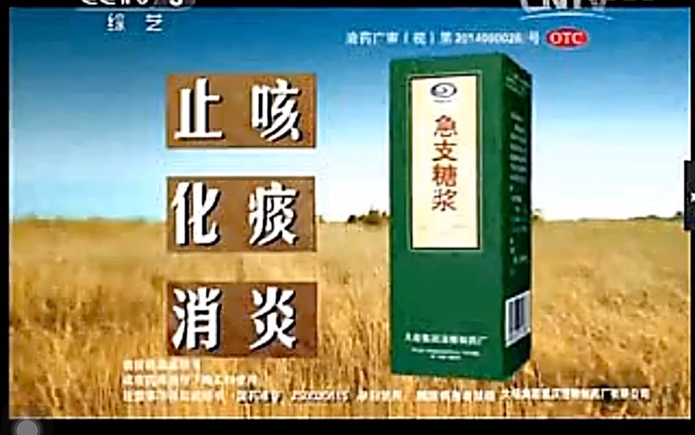 【中国大陆药品广告】太极急支糖浆2014年 豹子篇（为什么追我）15秒