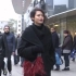 穿着入时时髦的女性在德国街头行走2小时路人反应
