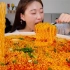 【韩国吃播AmiAmi】韩国阿米姐超能吃 煮8包泡面开吃 属于超能吃系列…