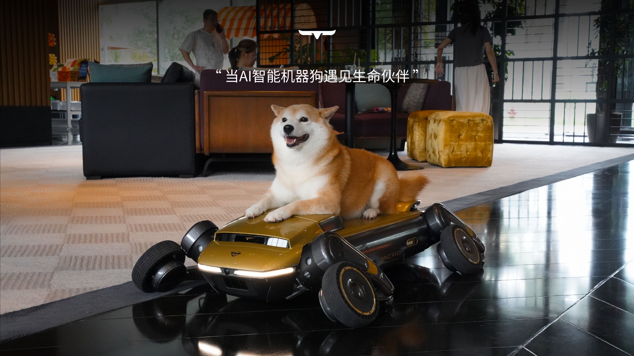 MOVENEW T1四足机器人，与宠出行