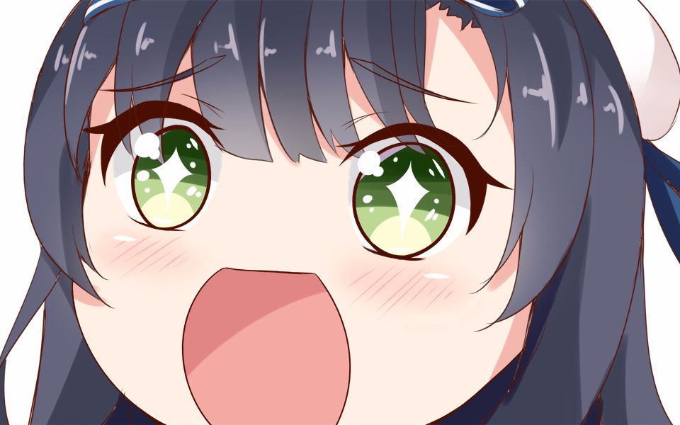 Close up anime face