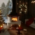 【白噪音】飘雪的圣诞节傍晚在壁炉边烤火｜壁炉声