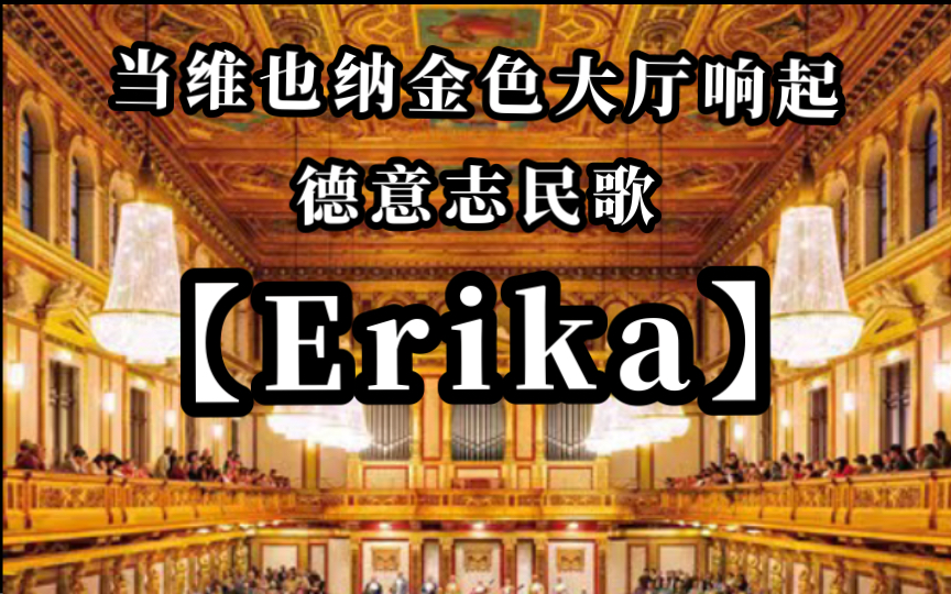 【犹点意思】当金色大厅响起德意志民歌【艾丽卡（ERIKA）】
