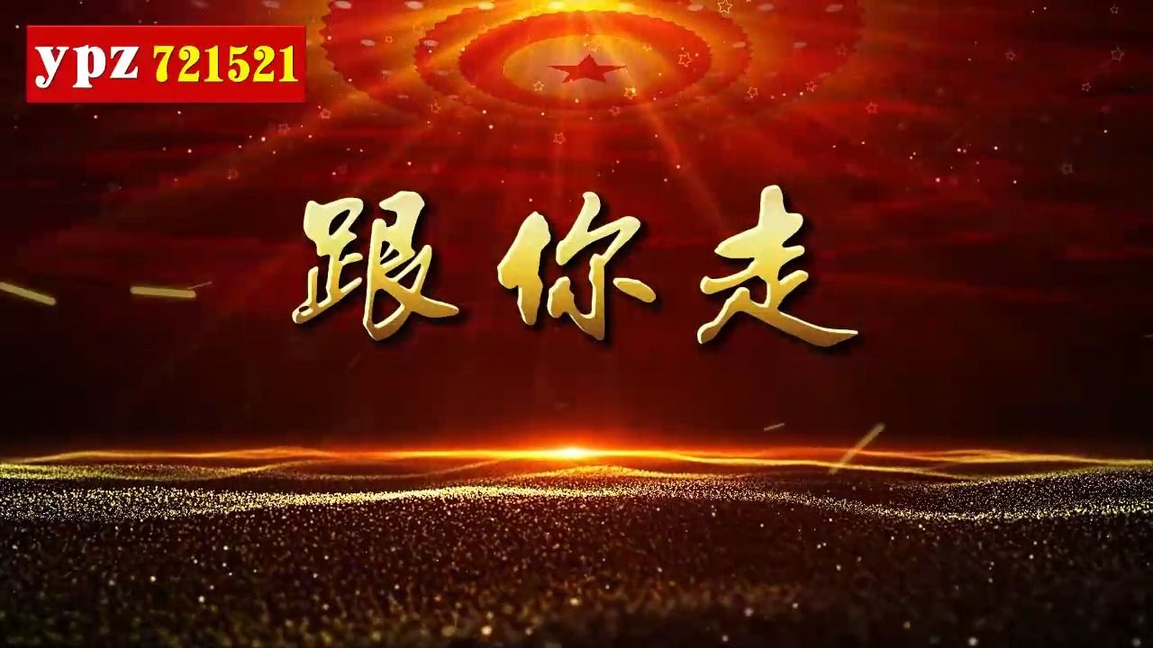 魏松《跟你走》01 KTV伴奏字幕 背景视频