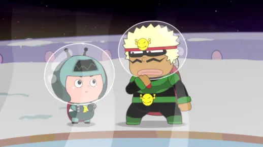 开心超人小剧场155：大大怪游泳方式原来是这样的！