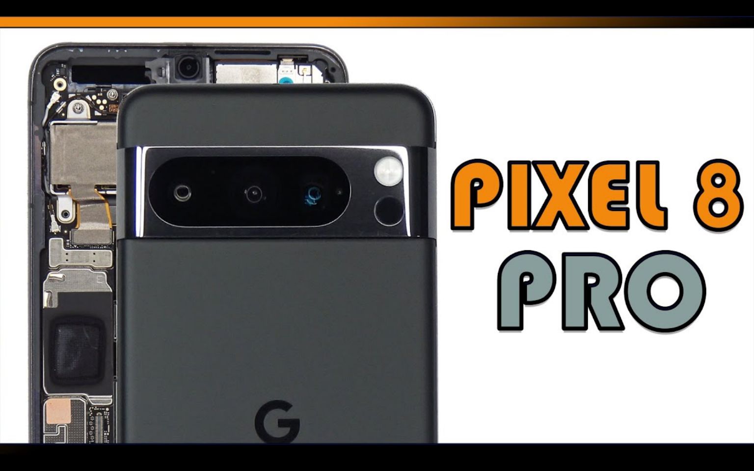 【4K】谷歌 Pixel 8 Pro 拆解与维修指数评分 | 作者：PBKreviews | 机翻中文