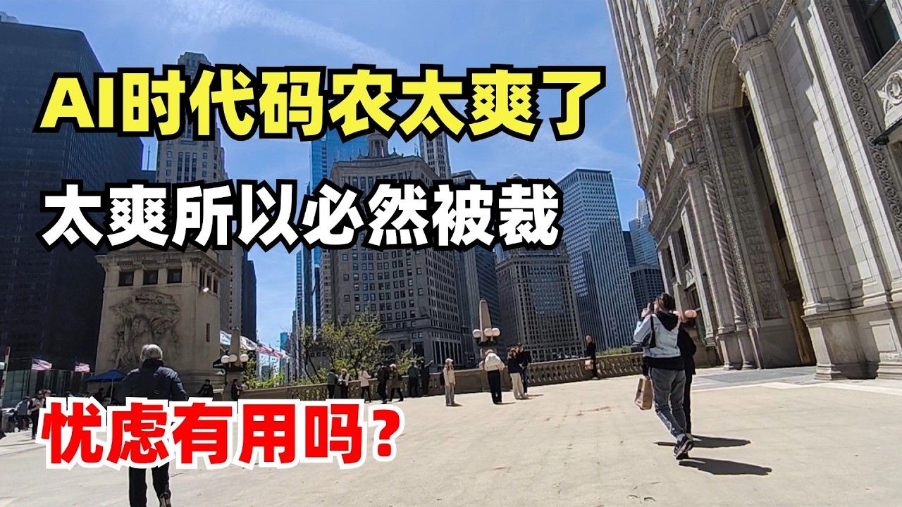 AI时代码农的工作太爽了，但这也是码农价值归零被裁的理由，太爽的工作裁员是必然的，忧虑有用吗？
