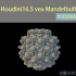 houdini16.5使用vex创建曼德尔球