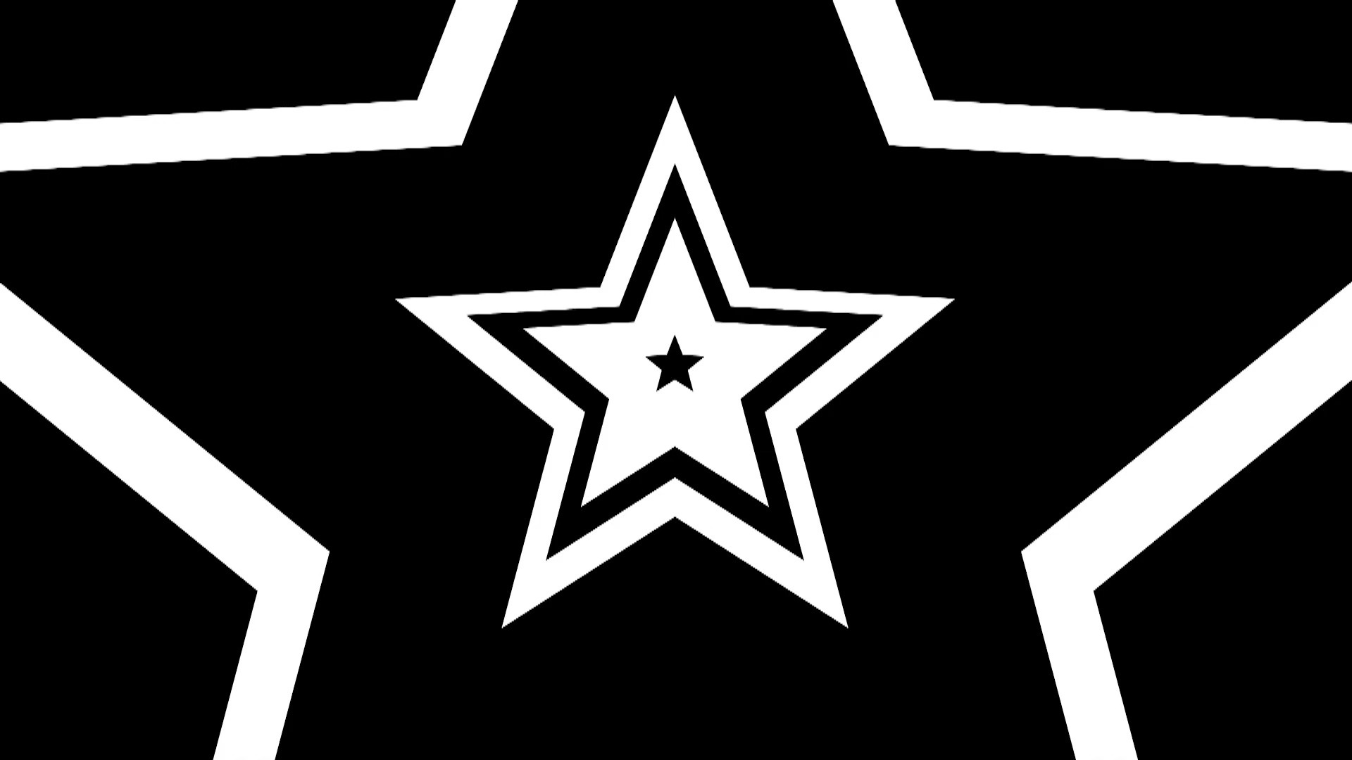 【舞台背景】6- 黑白五角星冲屏动态循环视频背景❤️ 浪漫梦幻舞蹈晚会年会循环动画