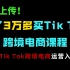 冒死上传！花了3万多买TikTok跨境电商教程，零基础TikTok跨境电商运营入门教程！