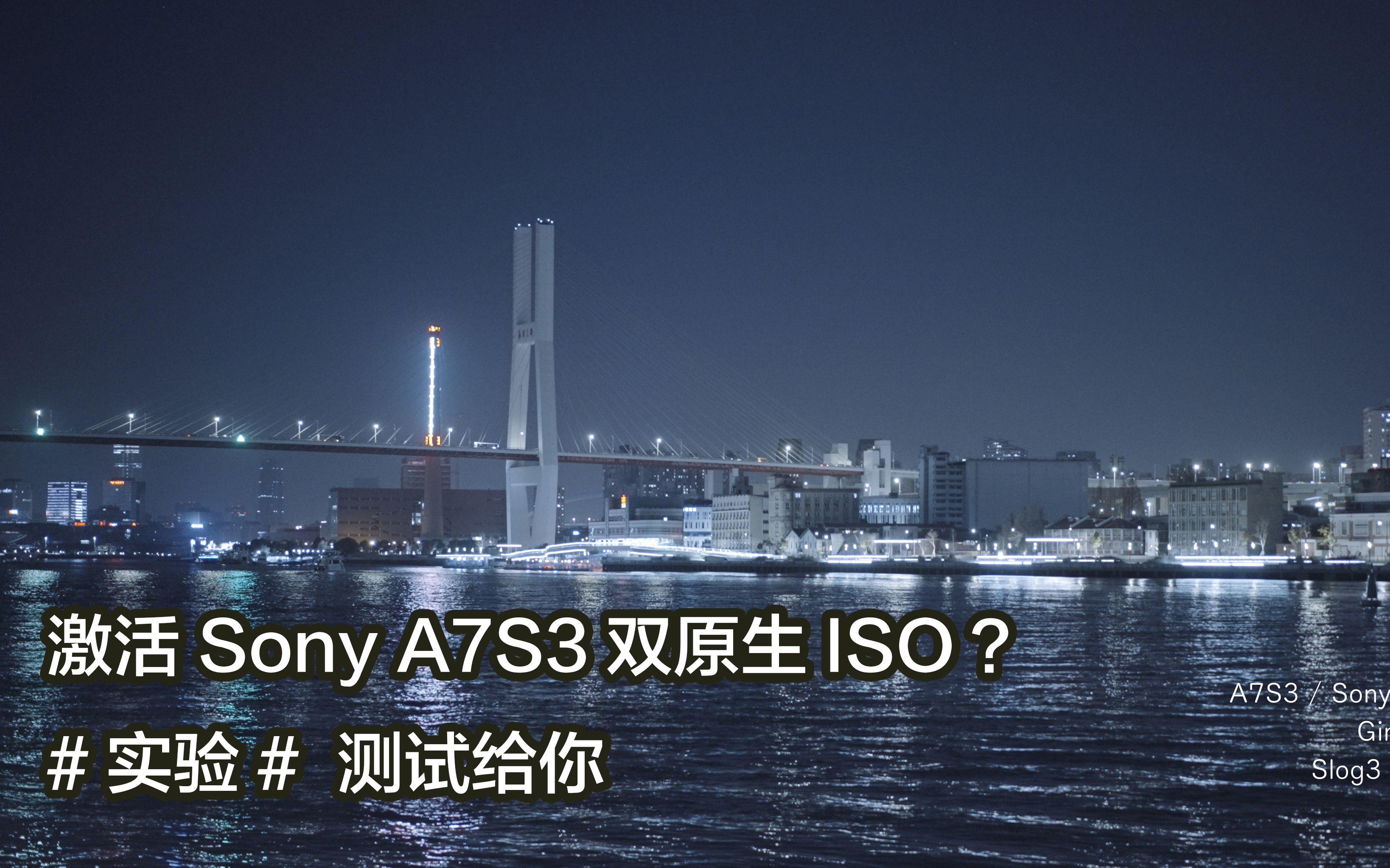 【原创】Sony A7S3  双原生ISO 真的存在吗？