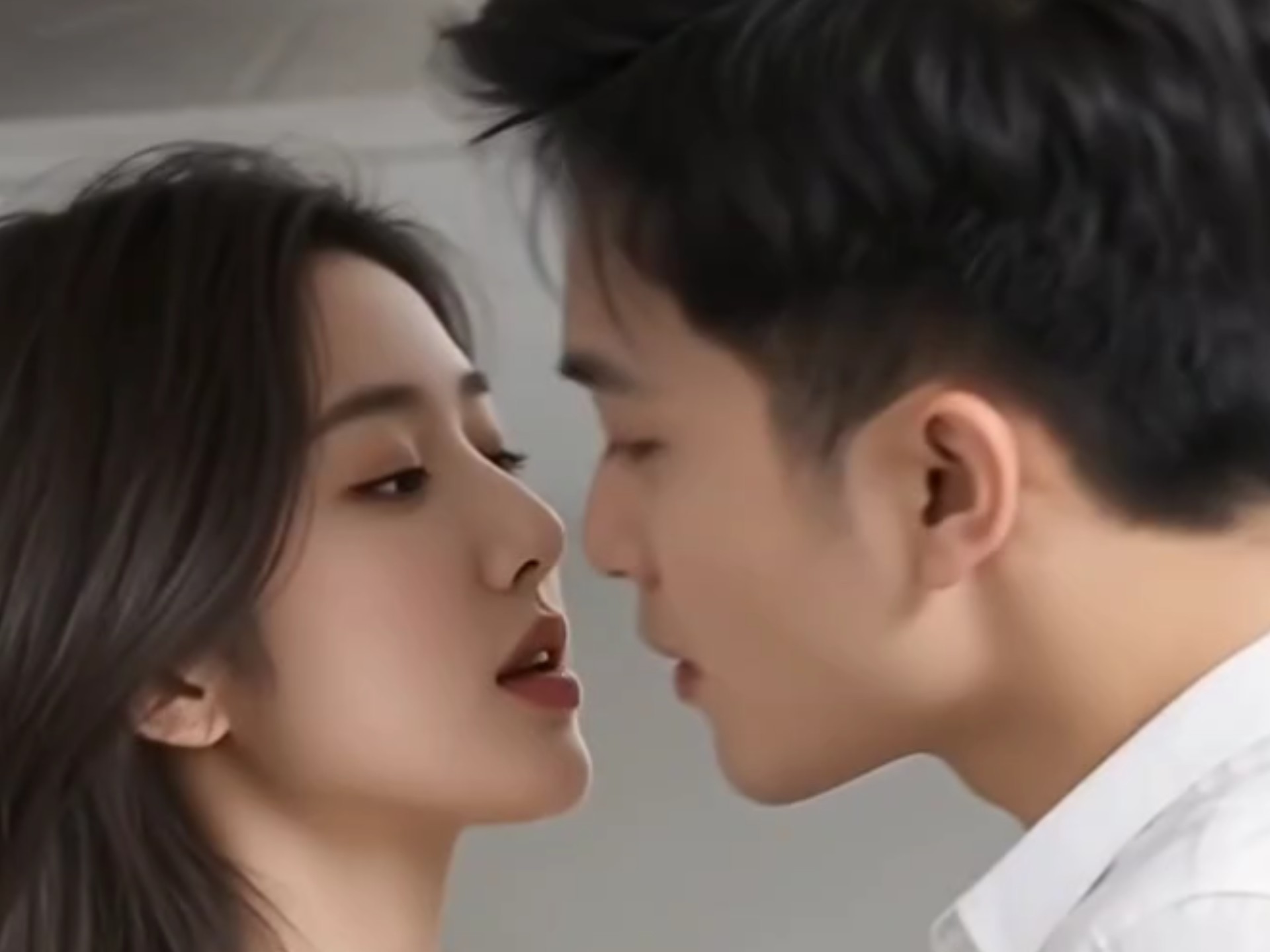 AI靓丽女职员接吻(第一弹)