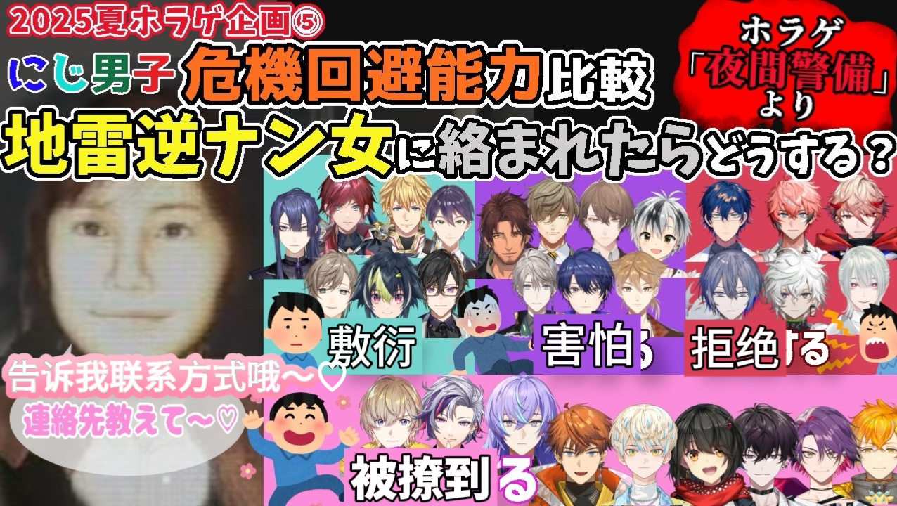 【搬运/熟】被地雷型反向搭讪女生缠上了该怎么办？【NIJISANJI/にじさんじ】