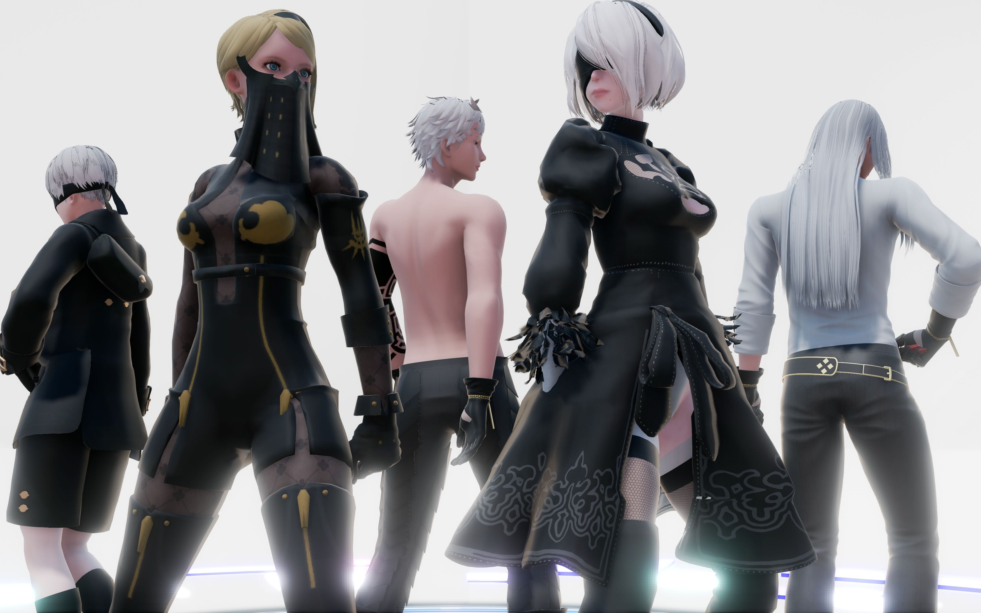 mmd一骑当千nierautomata2b9s尼尔机械纪元