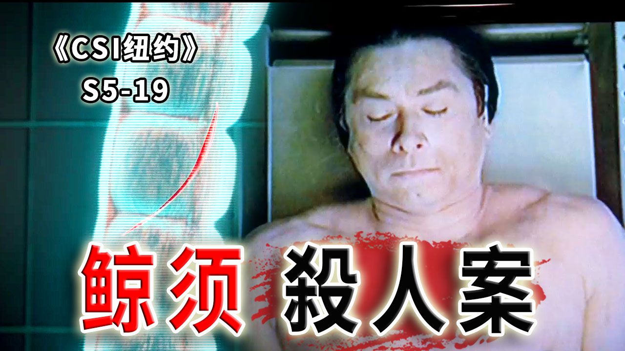 极其痛苦的死法，吞下鲸鱼的须子，就能杀人于无形《CSI纽约》S5-19