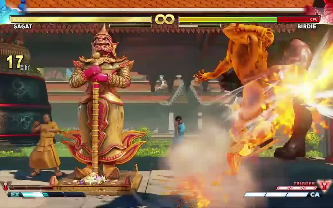 【desk大神】街头霸王5ae 沙加特 Sagat 天秀连段 哔哩哔哩 Bilibili