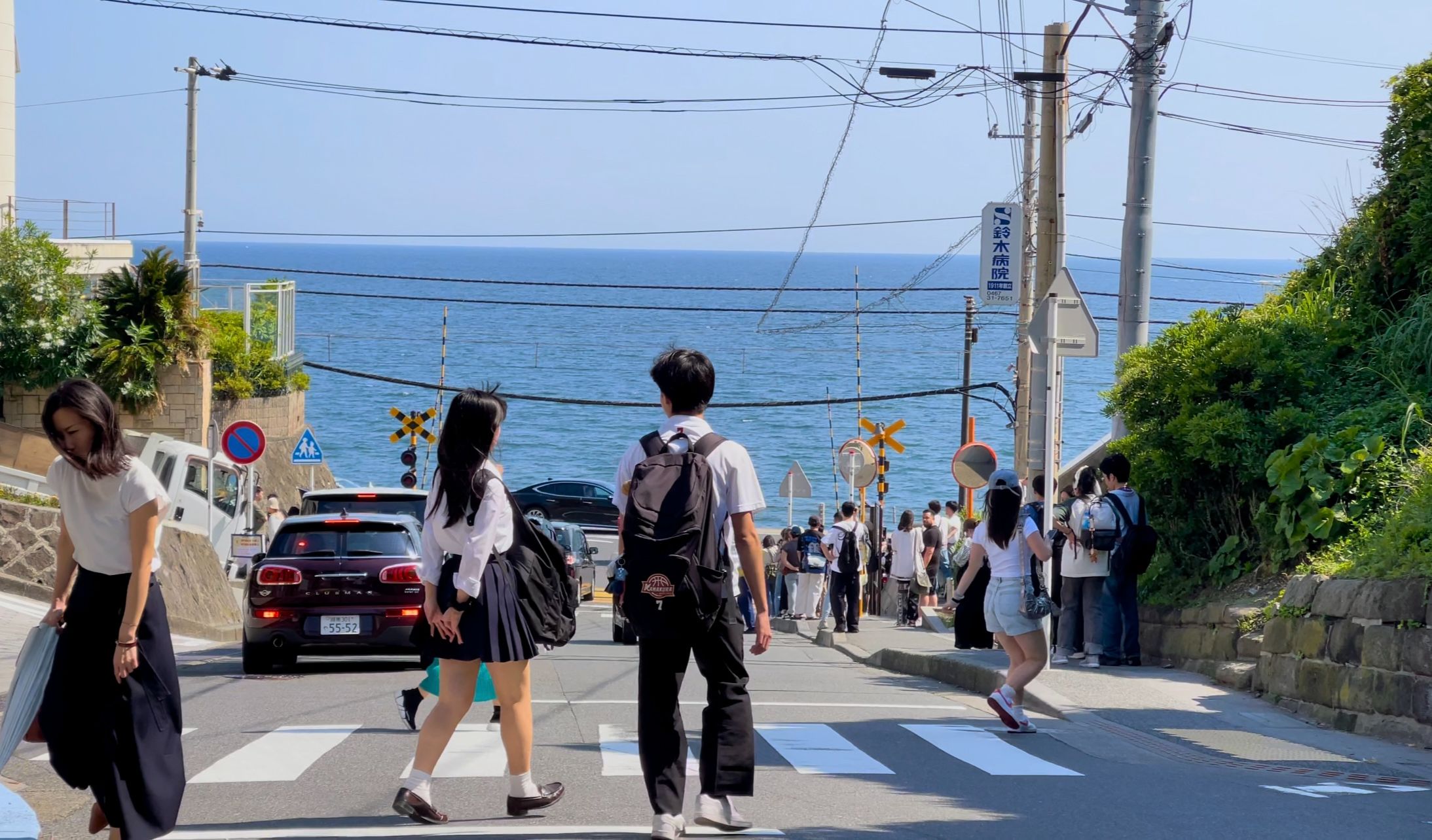 [4KHDR]日本云旅游2024 | 漫步日本神奈川镰仓，打卡灌篮高手取景地