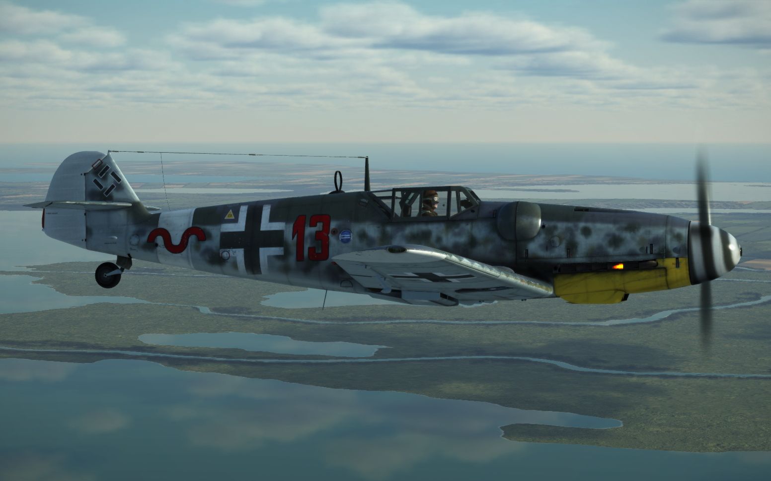 【il-2 sturmovik】bf109-g6—威力巨大のmk 108-30土豆炮