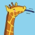 长颈鹿的舌头那么长...那么长