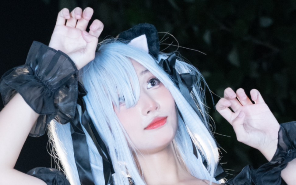[Phantom Devil Meow Meow Janus cos] - scene extremely enthusiastic, the night is not general, wide manga outside the venue night shoot, no more look at the comments!