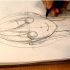 Morita的绘画过程（画正脸）