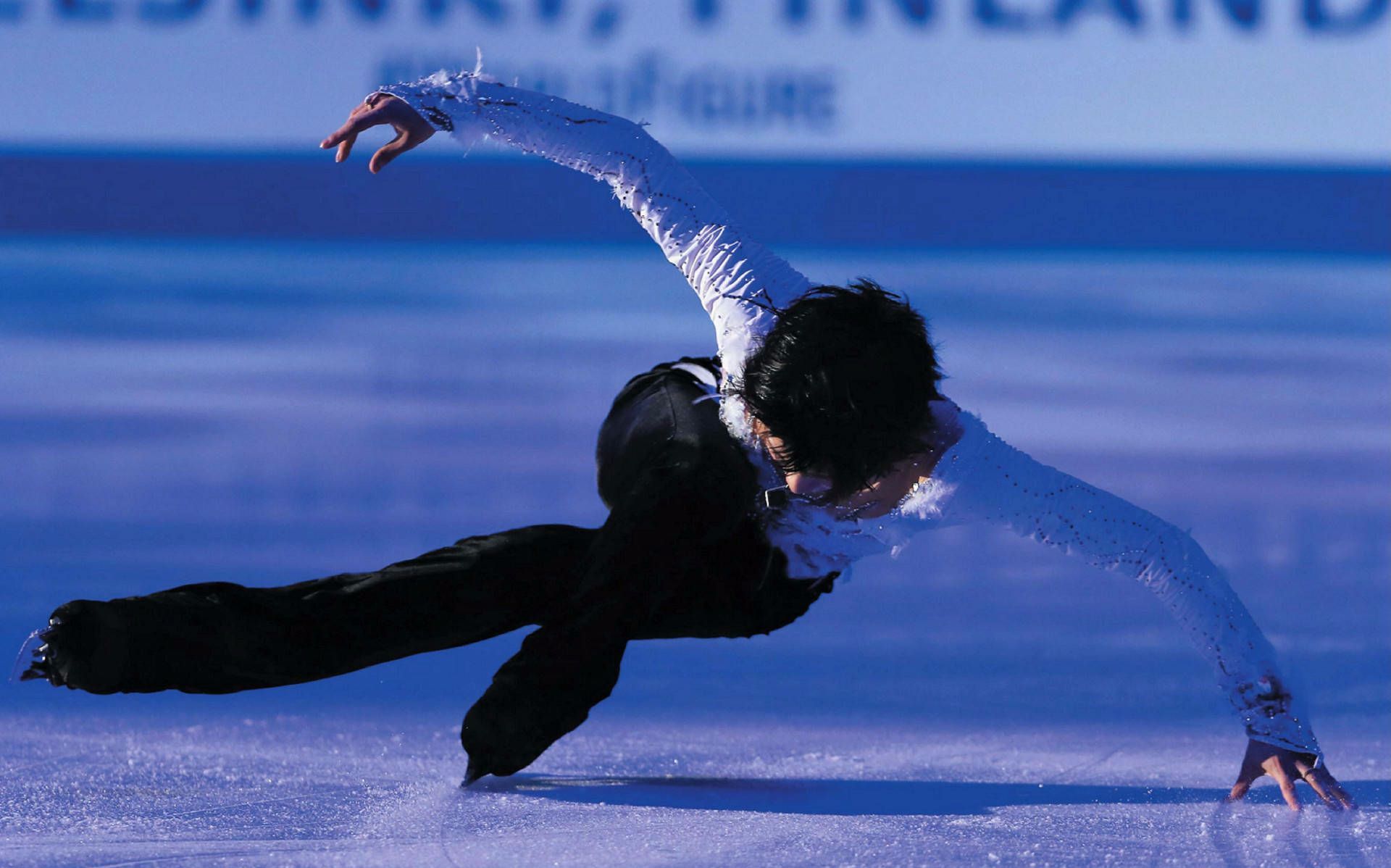 羽生结弦 星降之夜 2018平昌表演滑 绝美的大白鹅