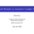 Lecture 11 - Conformal Modules via Geometric Complex Analysi
