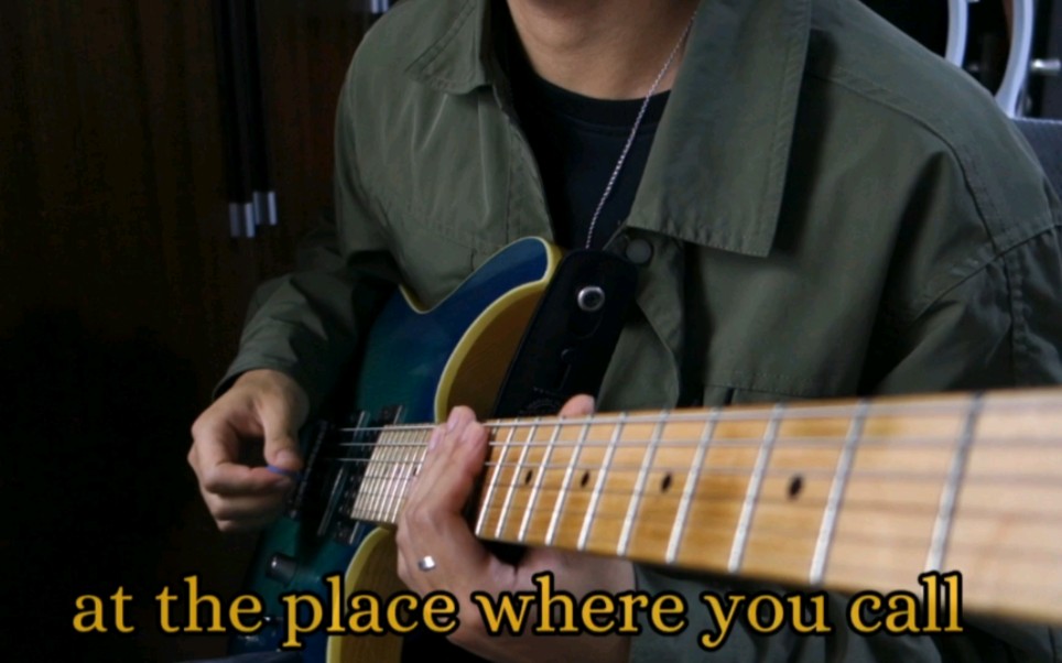 棒子抒情曲at the place where you call 电吉他cover