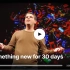 TED演讲：挑战自己，用30天去改变人生！【TED双语字幕】