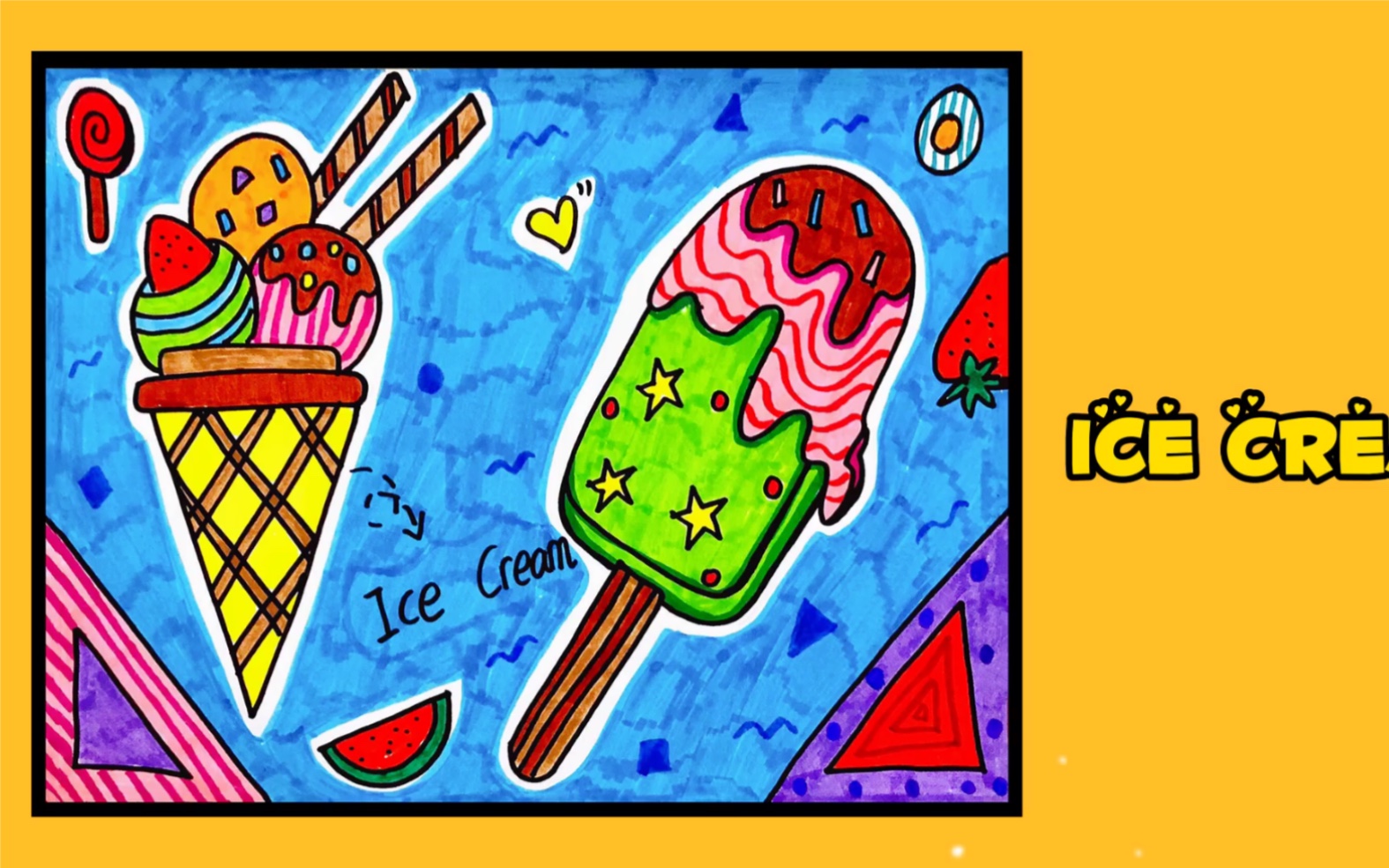 哈咪猫爱吃雪糕|插画|创作习作|碳碳 - 原创作品 - 站酷 (ZCOOL)