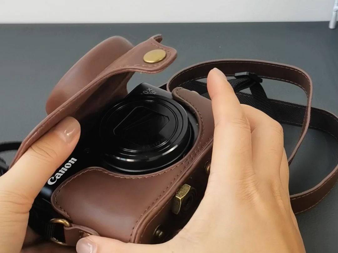 佳能sx740相机油皮底座保护皮套怎么安装方法视频来自天猫耐影旗舰店