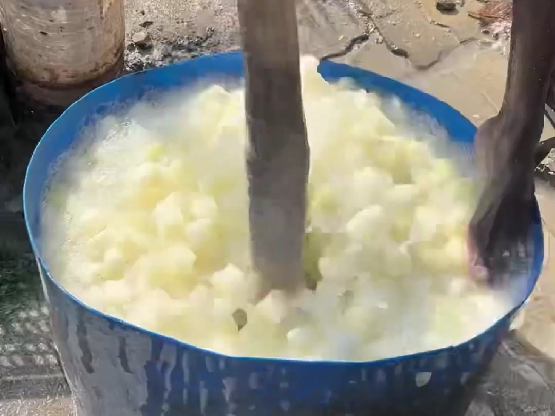 印度边洗脚边洗菜做出来的冬瓜糖