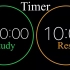 Study timer | Pomodoro | 60/10番茄钟 | 柴火声雨声 | 8H专注