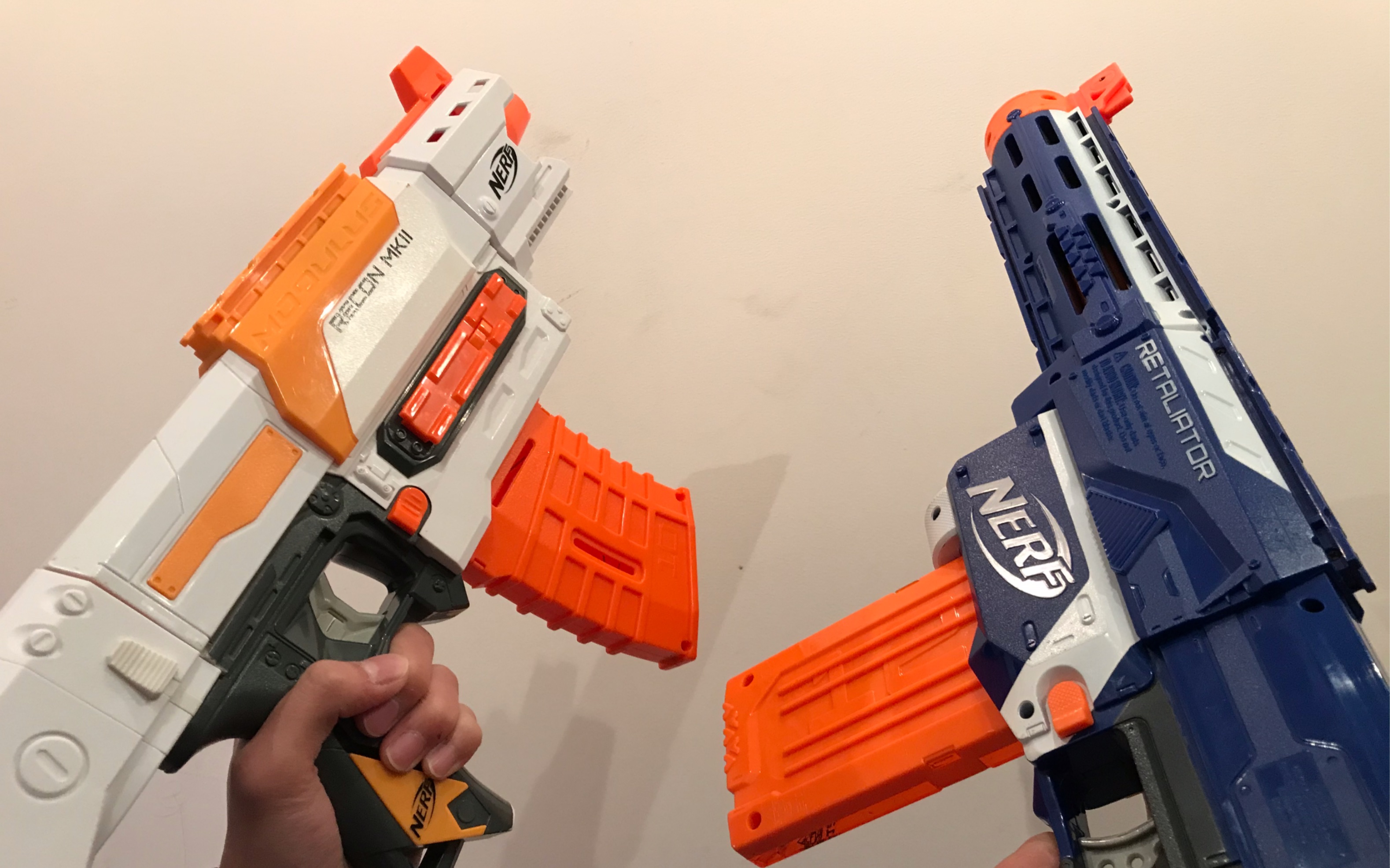 nerf复仇侦察者改装前后性能对比