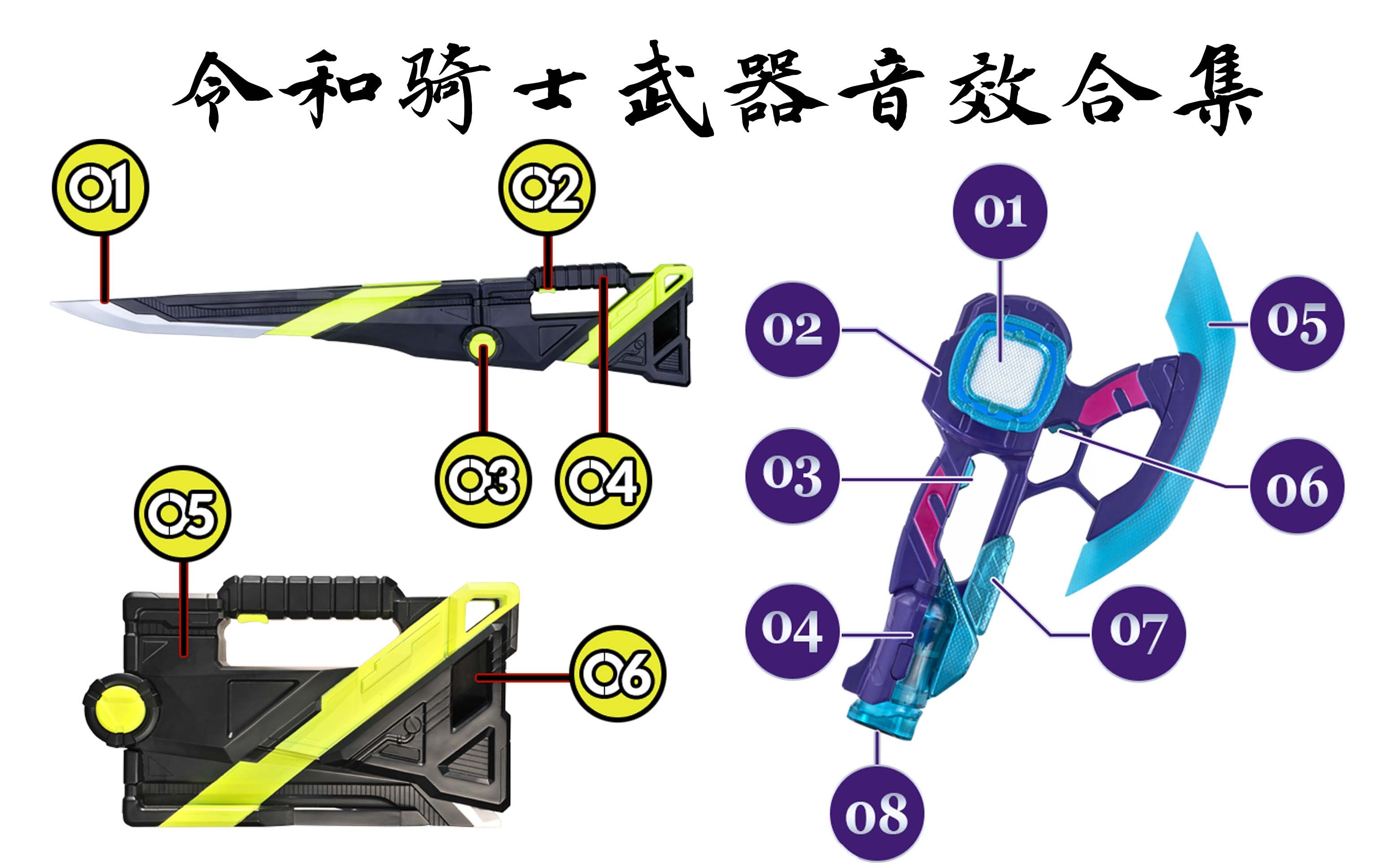 【持续更新中】令和假面骑士武器音效集