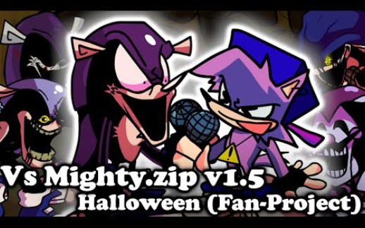 FNF | Vs Mighty.zip v1.5 Halloween (Fan-Project) | Mods/Hard |