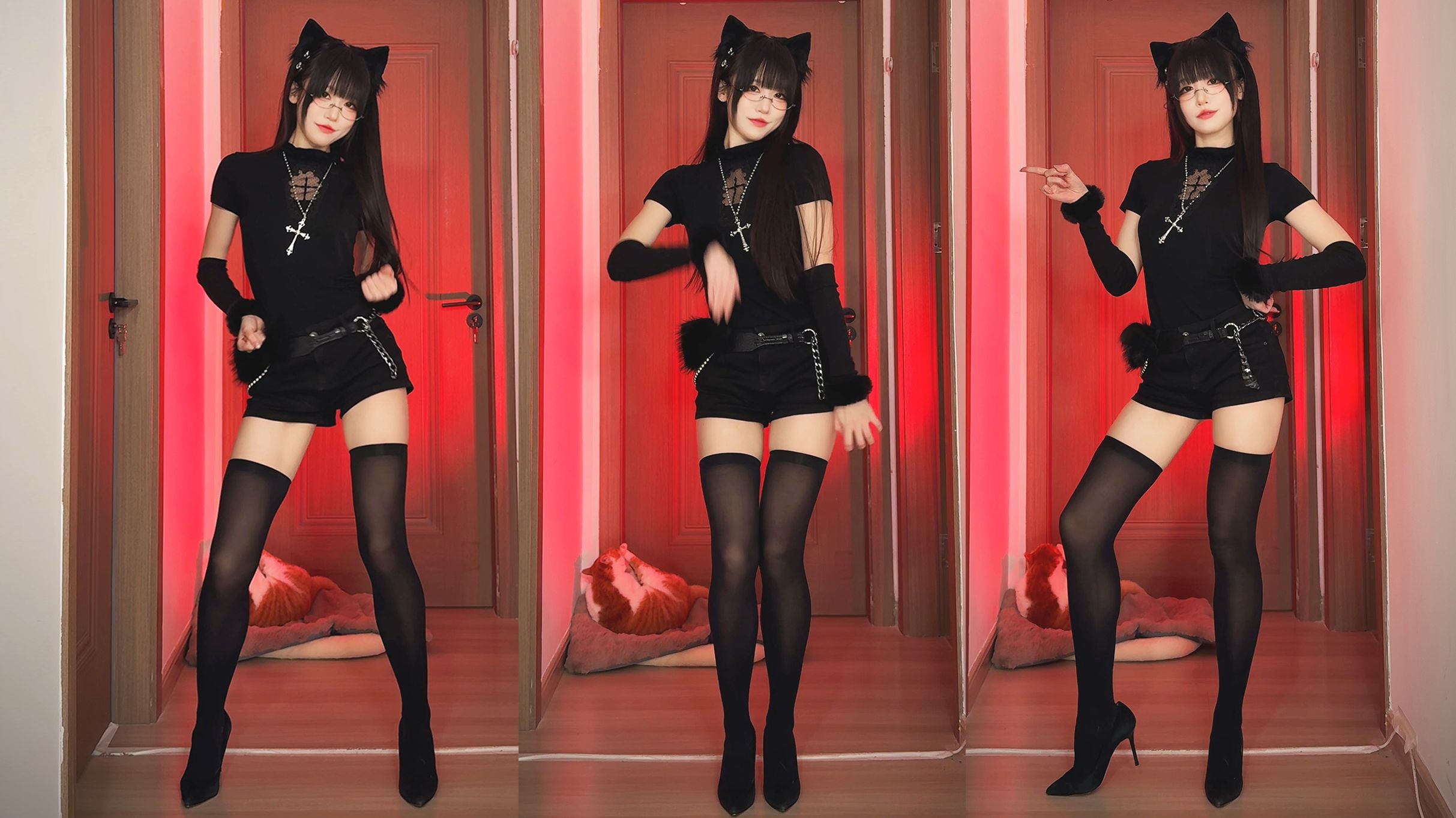 哇塞！是眼镜猫娘~