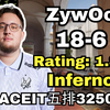 ZywOo和好友天梯五排 (炼狱小镇) | 2024.10.15 | CS2 POV/DEMO_第一视角