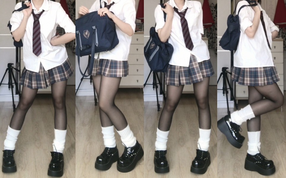 jk hottie ✿ punk studded thick leather shoes unboxing | Gollum | jk daily wear share | jk uniforms